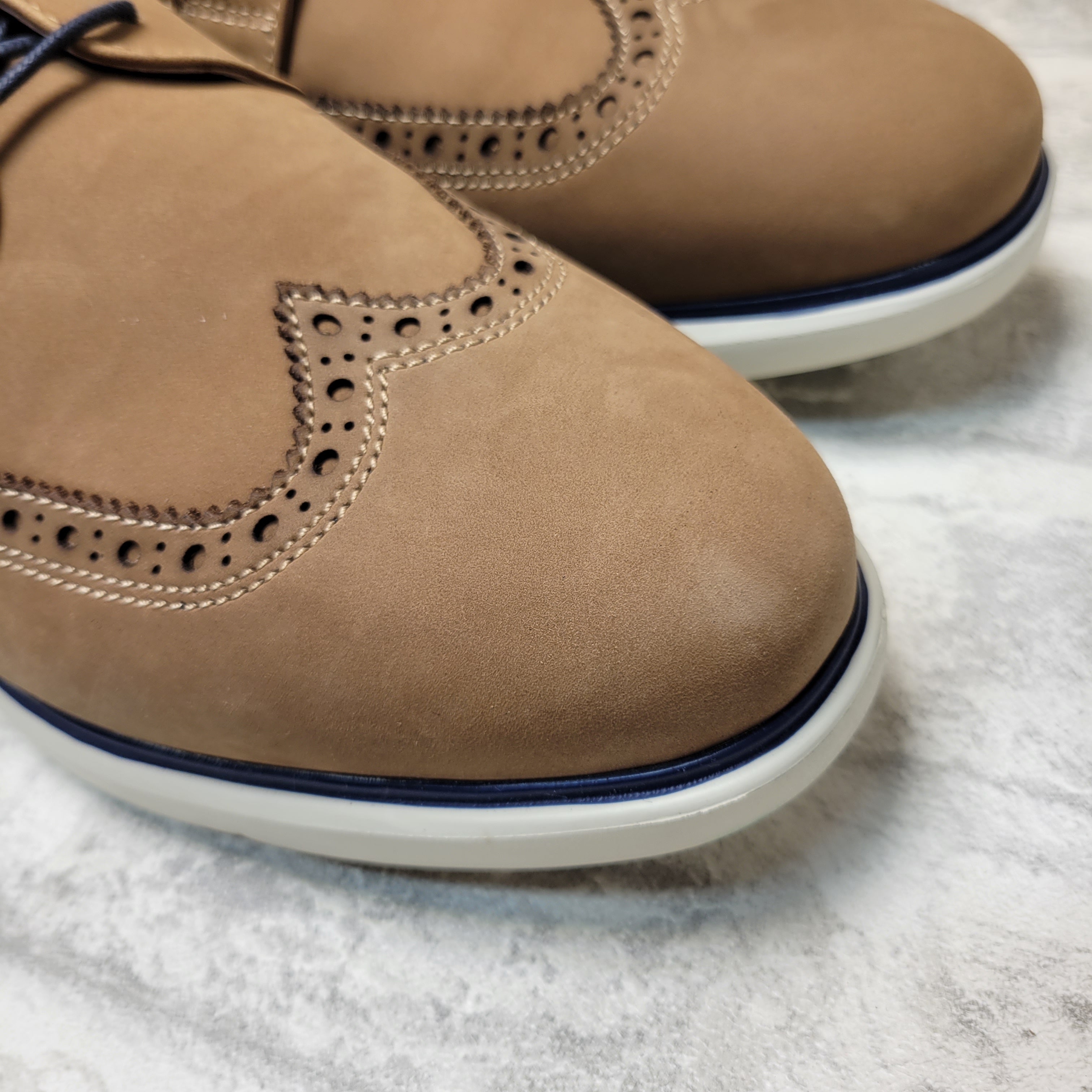 Florsheim Fuel Wingtip Oxford,  7.5W Tan Nubuck (7872373948654)